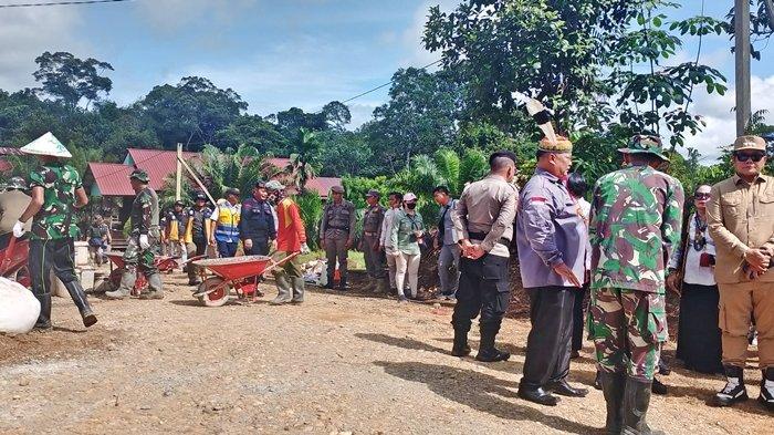 TMMD di Mahakam Ulu Kaltim, Sinergi TNI dan Pemda Percepat Pembangunan
