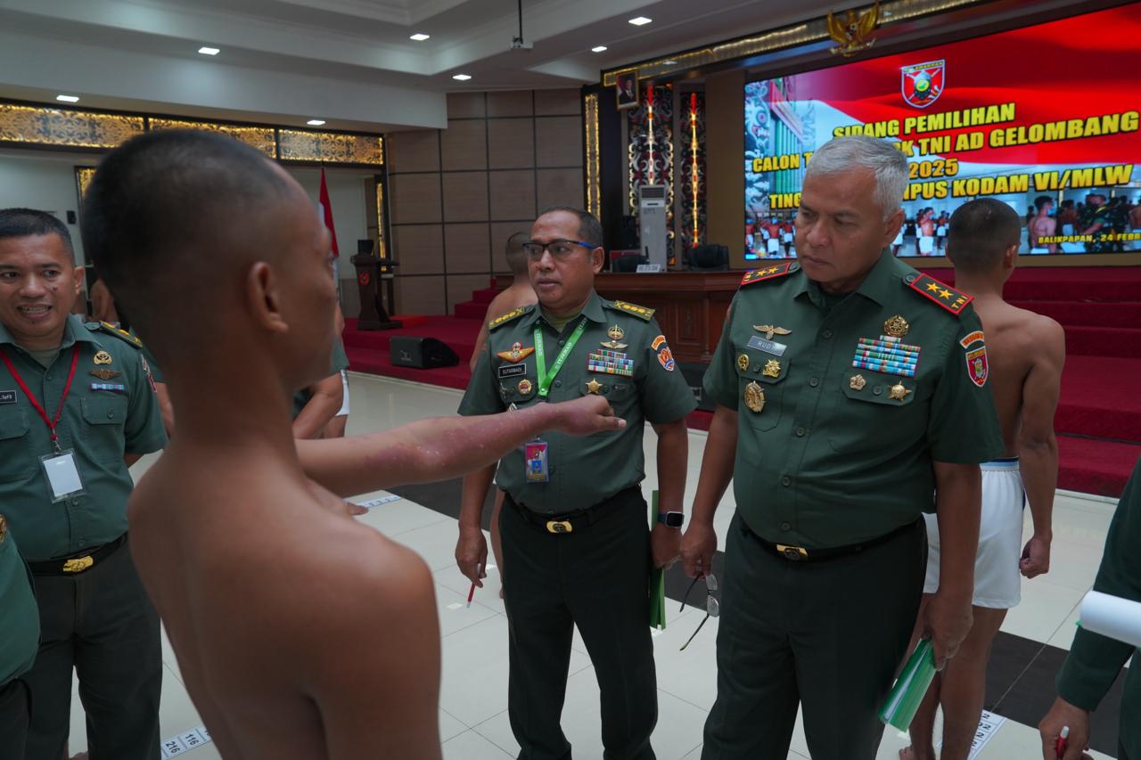 Sidang Pemilihan Tingkat Sub Panpus Penerimaan Cata PK TNI AD Gelombang I TA 2025