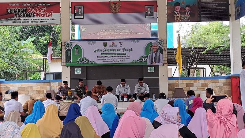 Sambut Bulan Suci Ramadhan, Babinsa Koramil 04/Tanjung Redeb Hadiri Safari Silaturahmi dan Tausiyah