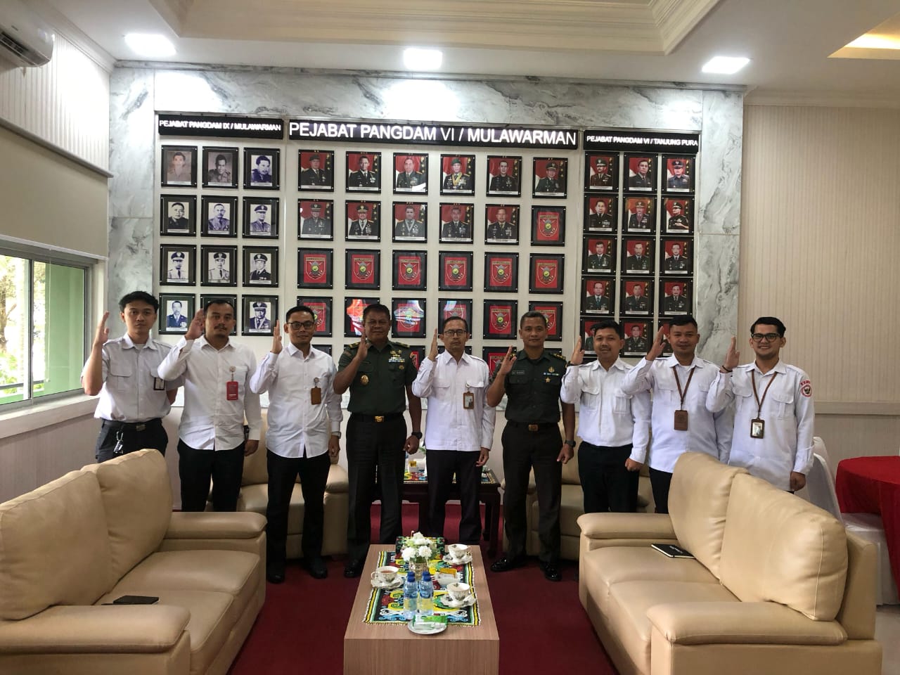 Kunjungan Kerja Tim BPIP RI ke Kodam VI/Mulawarman