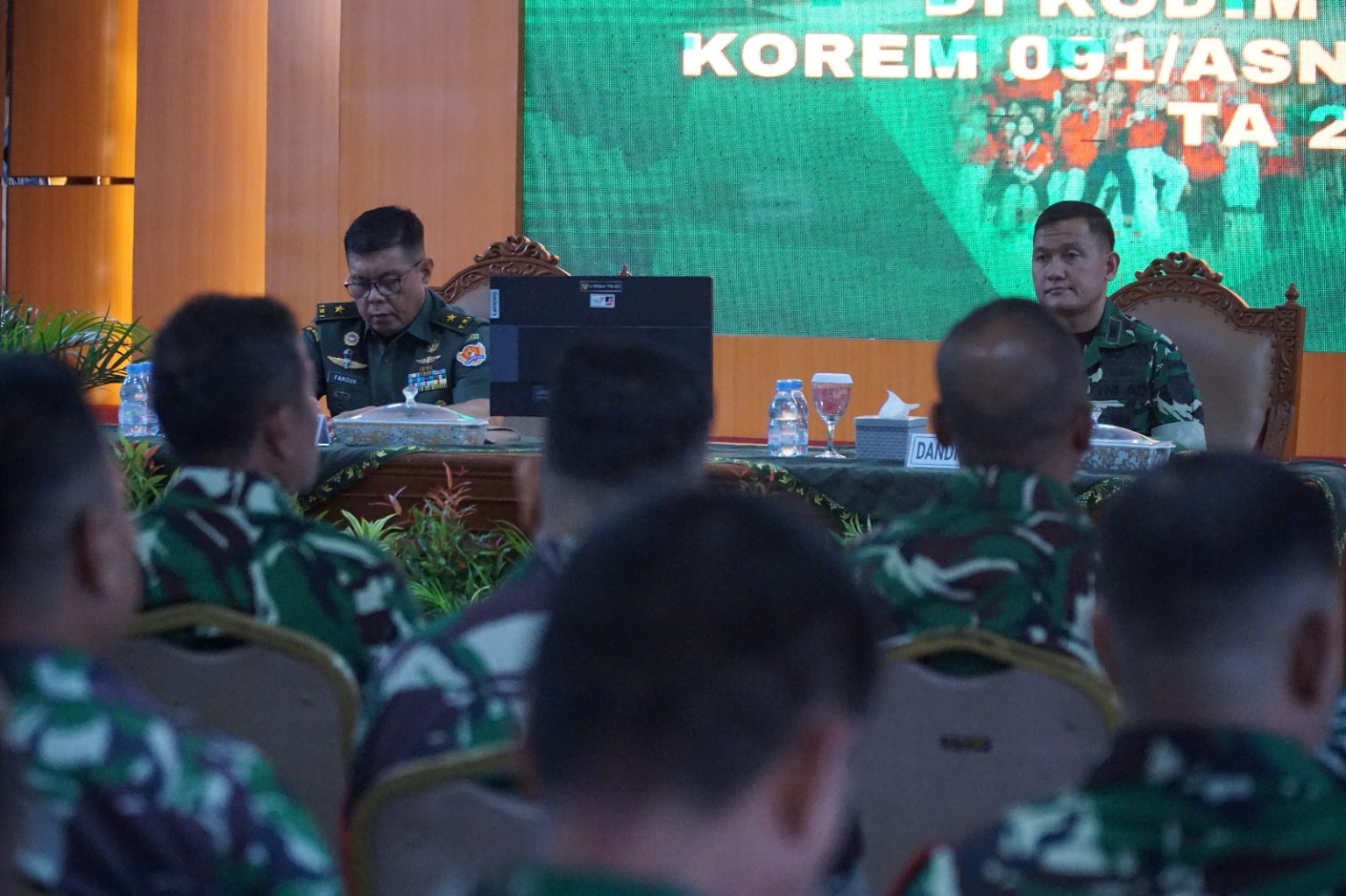 Perkuat Pembinaan Diwilayah Teritorial, Tim Asistensi Teknis Bidang Komsos Pusterad Sambangi Kodim 0906/Kkr