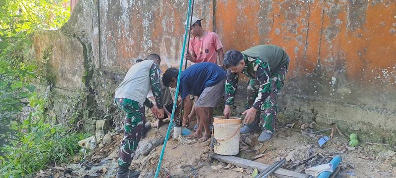 Pembangunan Sumur Bor dalam Rangka TMMD Ke-124 Kodim 0911/Nunukan: Meningkatkan Kesejahteraan Masyarakat