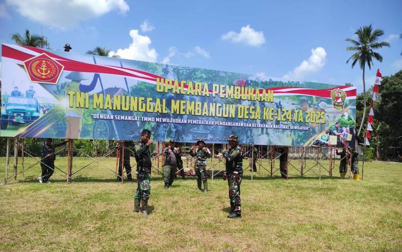 Persiapan TMMD ke-124 Kodim 1002/HST Rampung