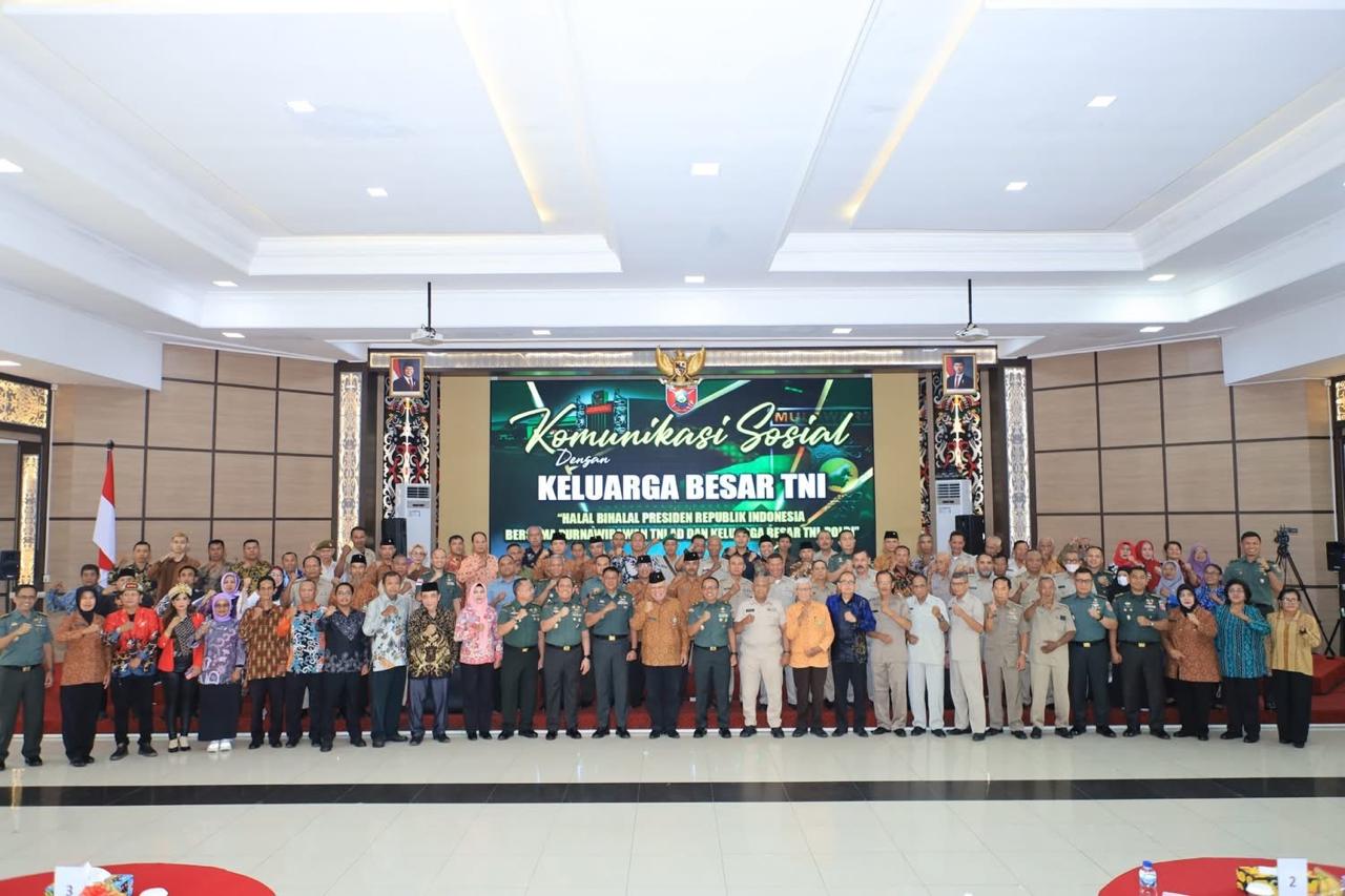 Halal Bihalal Purnawirawan TNI/Polri Dengan Presiden RI Secara Virtual di Makodam VI/Mulawarman