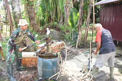 Program Unggulan KASAD TMAB Hadir di TMMD ke-124 Kodim 1002/HST