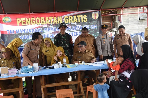 Manunggal dengan Rakyat, TMMD HST Hadirkan Layanan Kesehatan Gratis