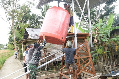 TMMD ke-124 HST Fokus Air Bersih, Pengerjaan Sumur Bor Capai Tahap Signifikan