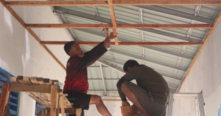 Mushola Darul Huda Menjadi Salah Satu Sasaran Fisik Kegiatan TMMD Ke-124 Kodim 1009/Tanah Laut