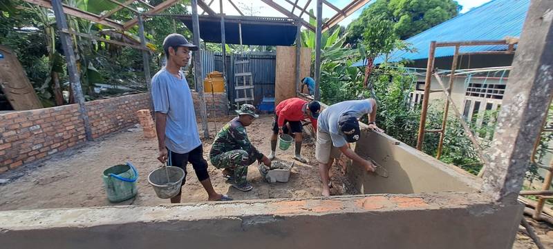 Air Mata Haru Bapak Jailani: Rumahnya Direvitalisasi TMMD Nunukan
