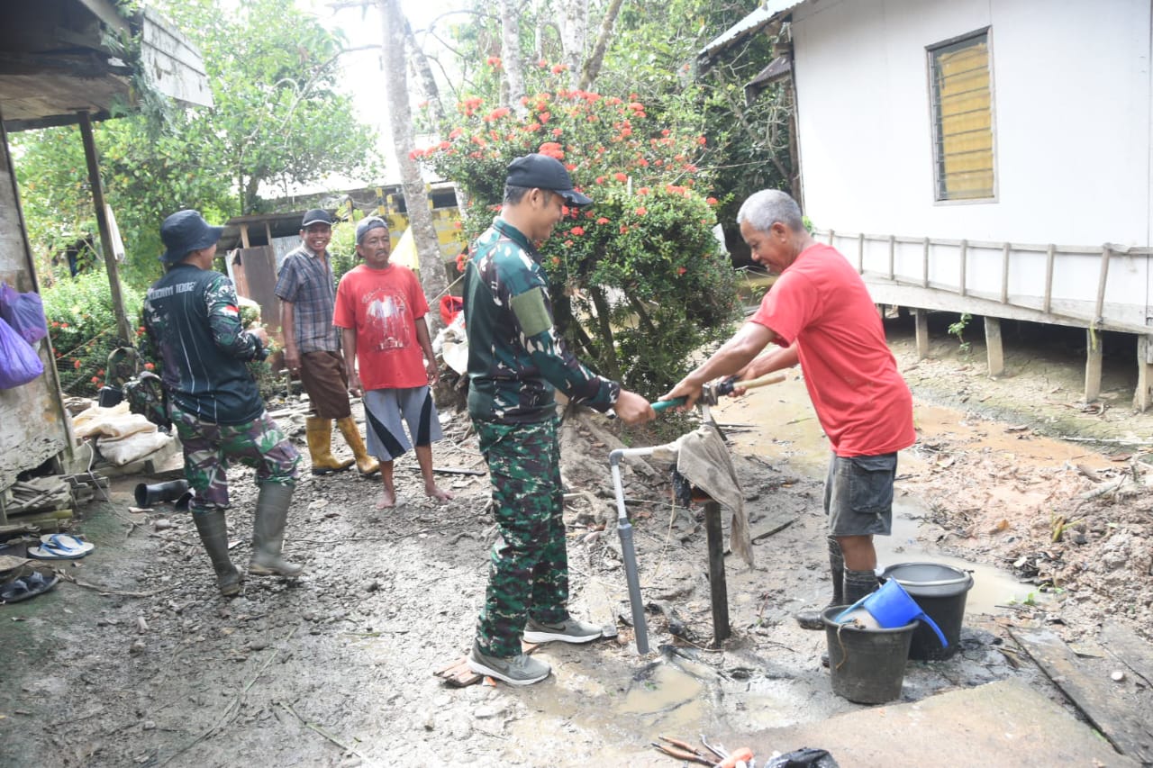 Pembuatan Sumur Bor Jadi Program Unggulan TMMD ke-124 Kodim 1002/HST