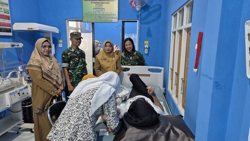 Kodim 1001/HSU dan Dinas PPKB Laksanakan Pelayanan KB Implant dan IUD