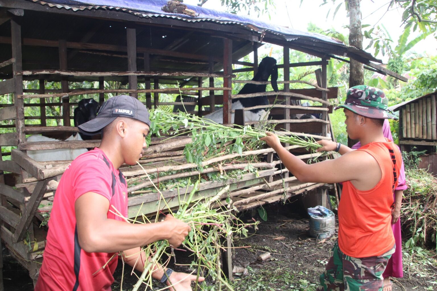 Komsos Satgas TMMD: Membangun Kedekatan dengan Masyarakat di Kelurahan Lok Bahu
