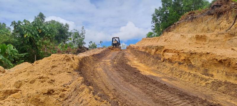 Pembukaan Jalan 2,6 Km Jadi Fokus TMMD Nunukan, Progres 72%