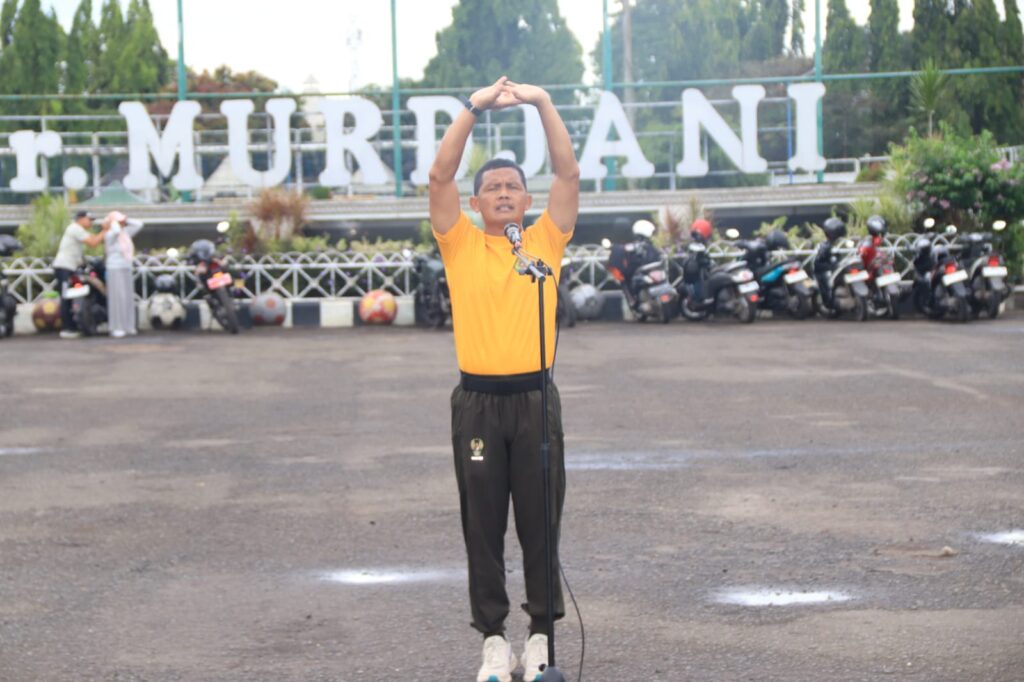 Pembinaan Fisik Bersama dan Mandiri Prajurit Kodim 1006/Banjar