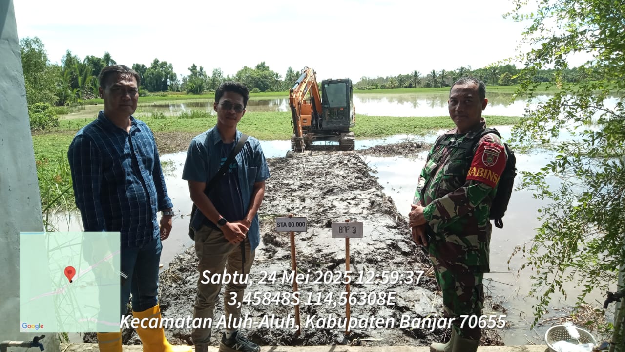 Koordinasi Lapangan Dilakukan Babinsa untuk Dukung Program Oplah