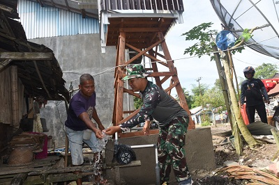 Program Unggulan KASAD, TNI Manunggal Air Bersih di TMMD ke-124 Kodim 1002/HST Terus Dikebut
