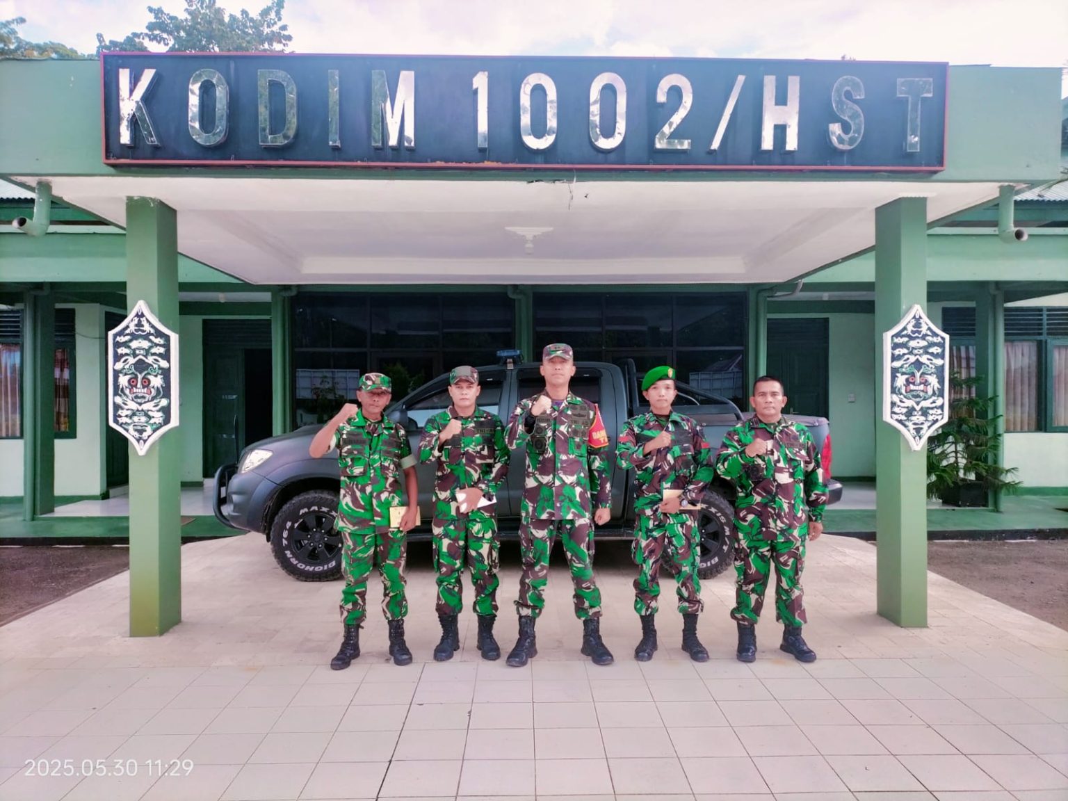 Dandim 1002/HST Lepas Personel Pindah Satuan ke Yonif TP 829/CPW dalam Suasana Sederhana