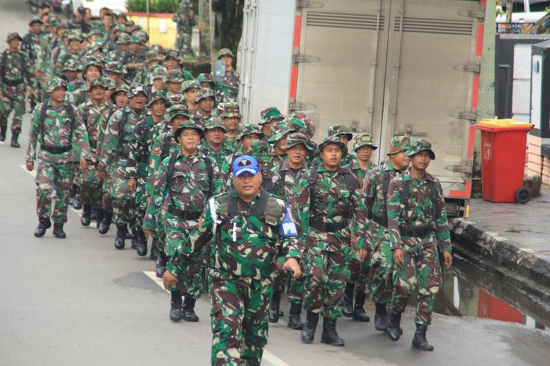 Uji Kemampuan Jasmani Militer Prajurit, Kodim 1001/HSU-BLG Gelar PSJM