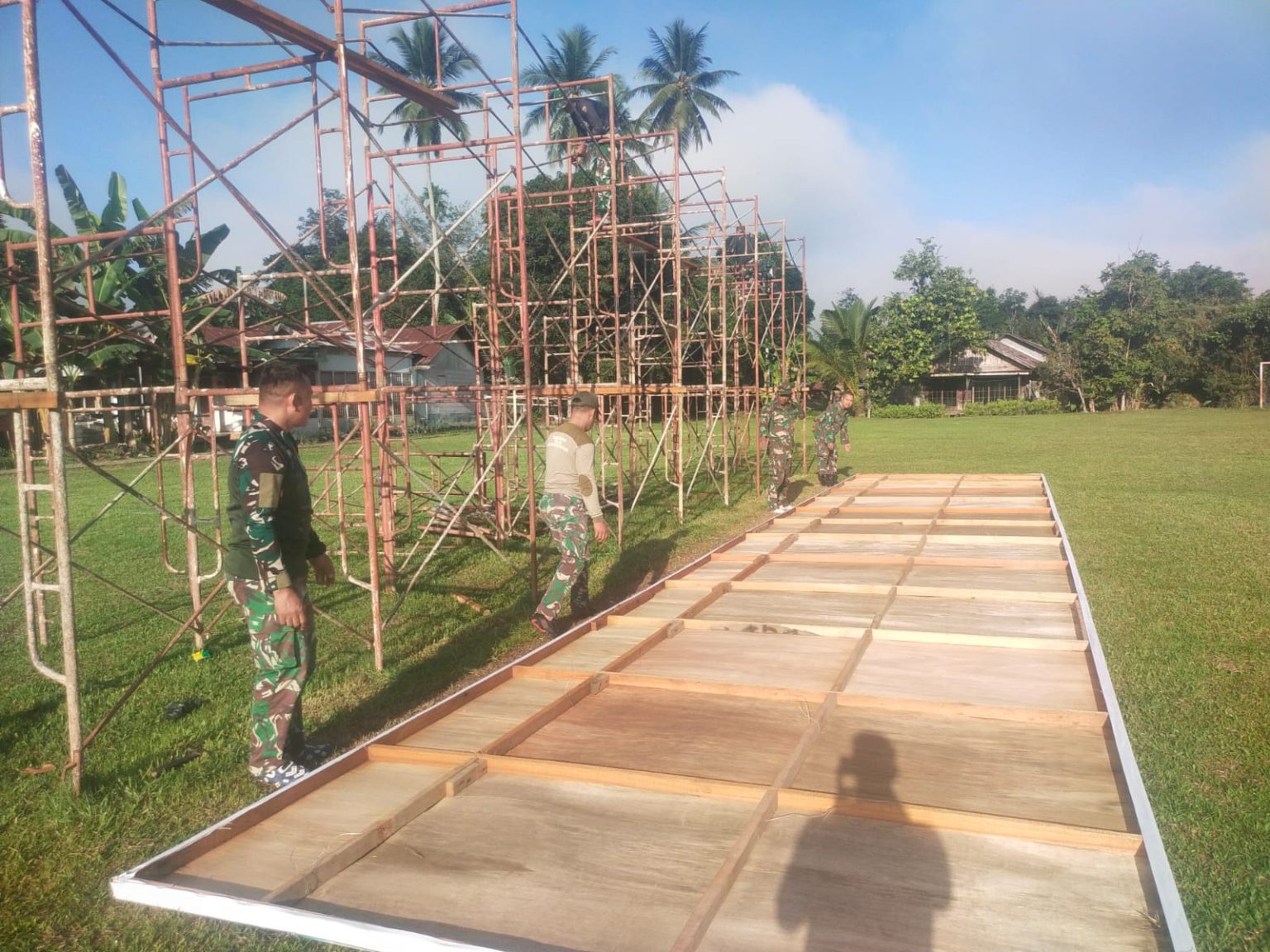 Kodim 1002/HST Kembalikan Peralatan Usai Penutupan TMMD ke-124 di Haruyan