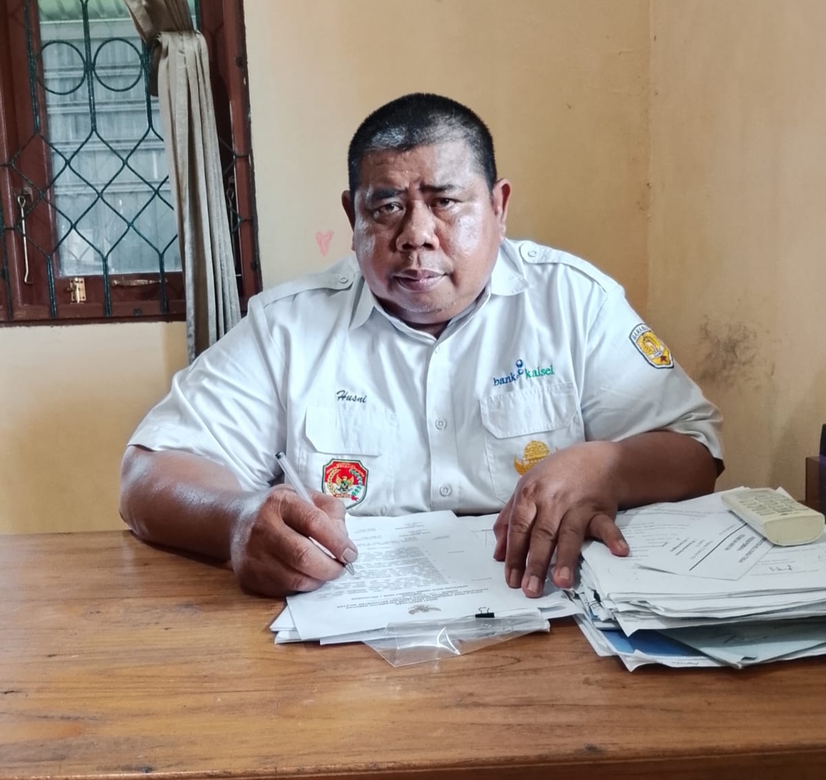 Kepala Desa Pengambau Hilir Luar Apresiasi Program TMMD ke-124 Kodim 1002/HST