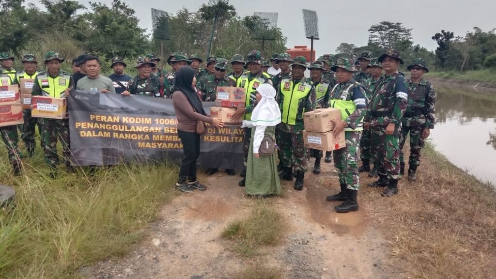 Kodim 1006/Banjar Gelar Latihan Aplikasi Sistem Blok Penanganan Karhutla