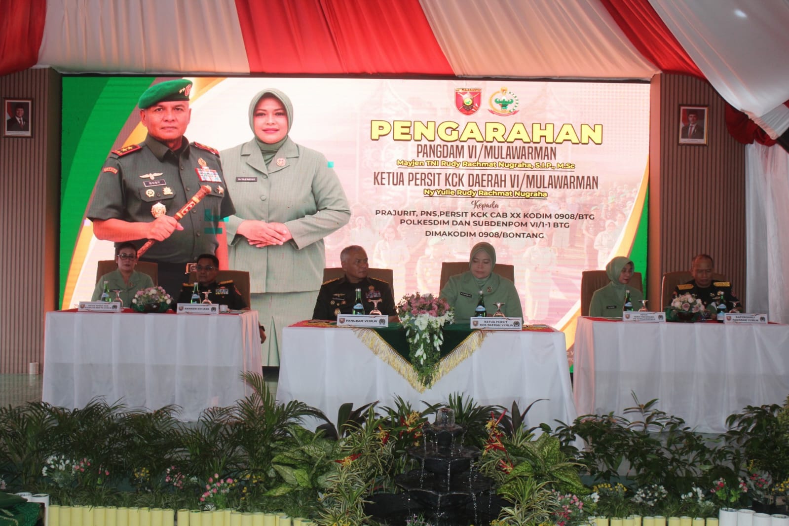 Kunjungan Kerja Pangdam VI/Mulawarman ke Kodim 0908/Bontang