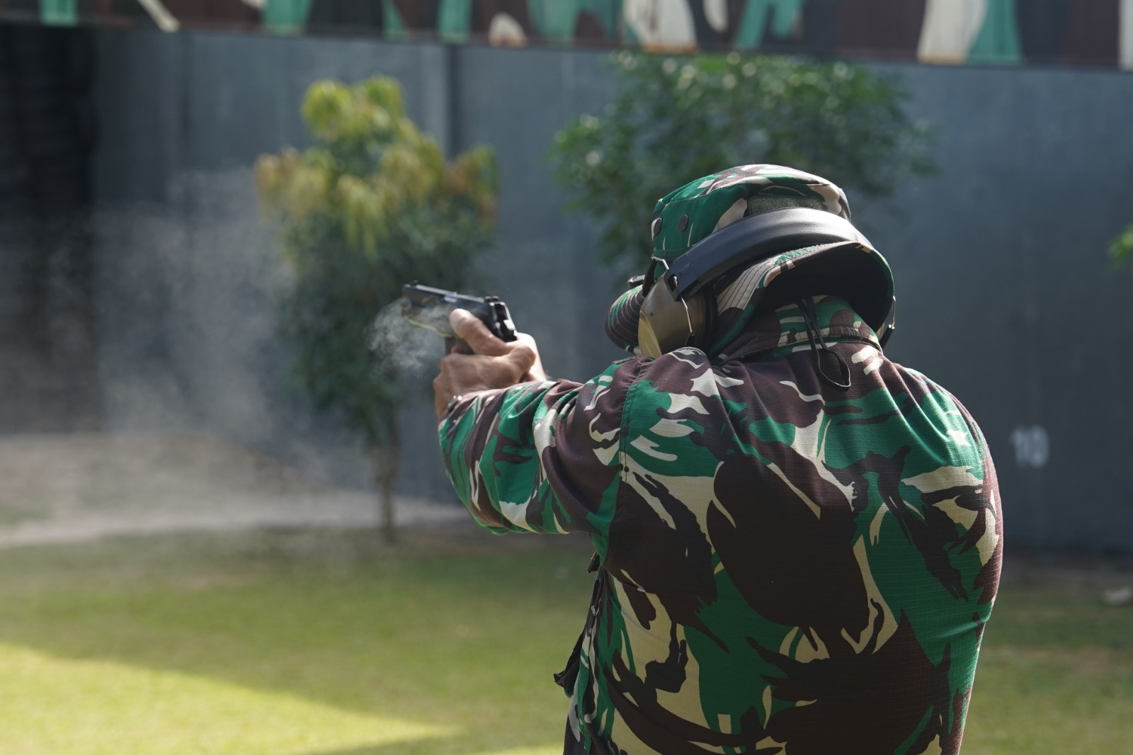Lomba Menembak Pistol Eksekutif Warnai HUT ke-67 Kodam VI/Mulawarman