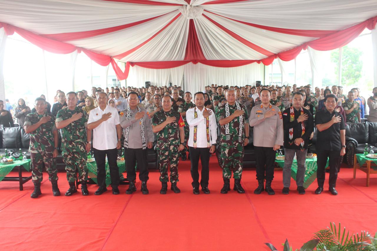 Sinergitas Pangdam VI/Mlw, Gubernur Kaltim dan Kapolda Kaltim di Kota Bontang Wujudkan Kolaborasi untuk Kaltim Aman dan Sejahtera