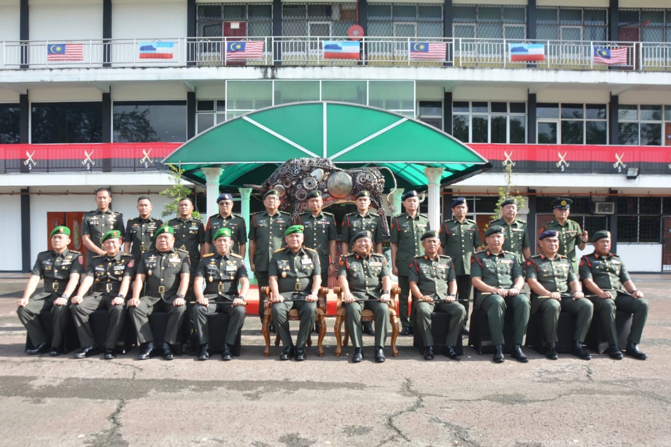 Perkuat Persahabatan, Kodam VI/Mulawarman Laksanakan Kunjungan Timbal Balas ke Divisyen Kelima TDM