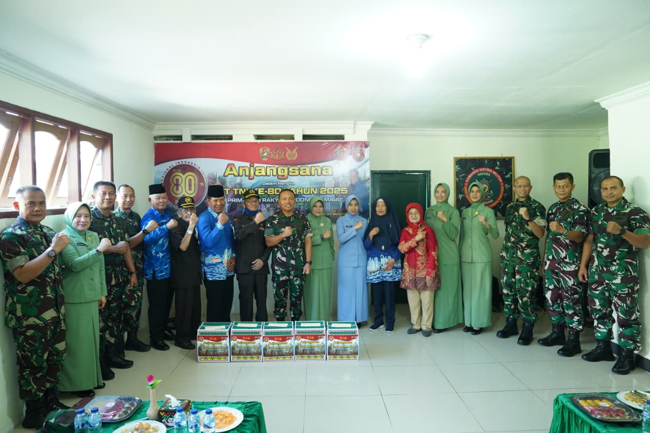 Anjangsana HUT ke-80 TNI: Wujud Kepedulian Kodam VI/Mulawarman untuk Pejuang dan Rakyat