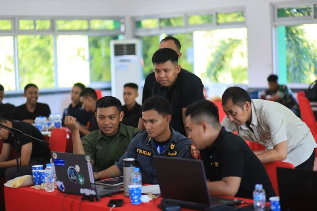 Prajurit Penerangan Kodam VI/Mulawarman Tampil Semakin Kreatif di Hari Keempat Penataran