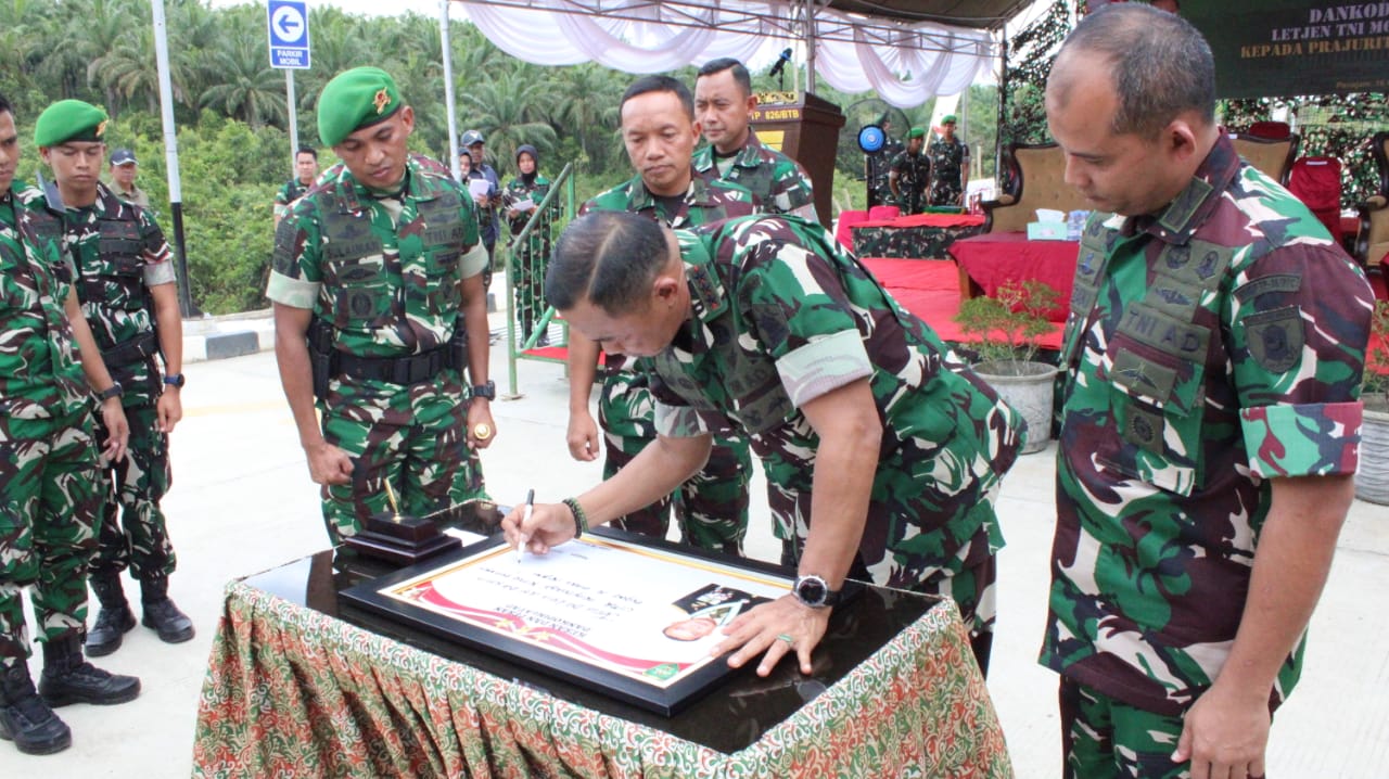 Dankodiklatad Pastikan Pembangunan Pangkalan Yonif 826/BTB di IKN Berjalan Sesuai Rencana
