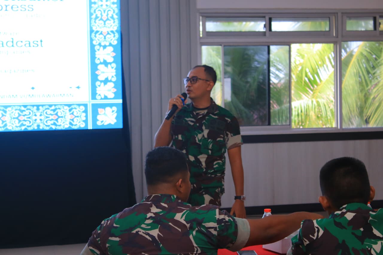 Penataran Fungsi Penerangan Kodam VI/Mulawarman Ditutup, Melahirkan Komunikator Handal TNI AD