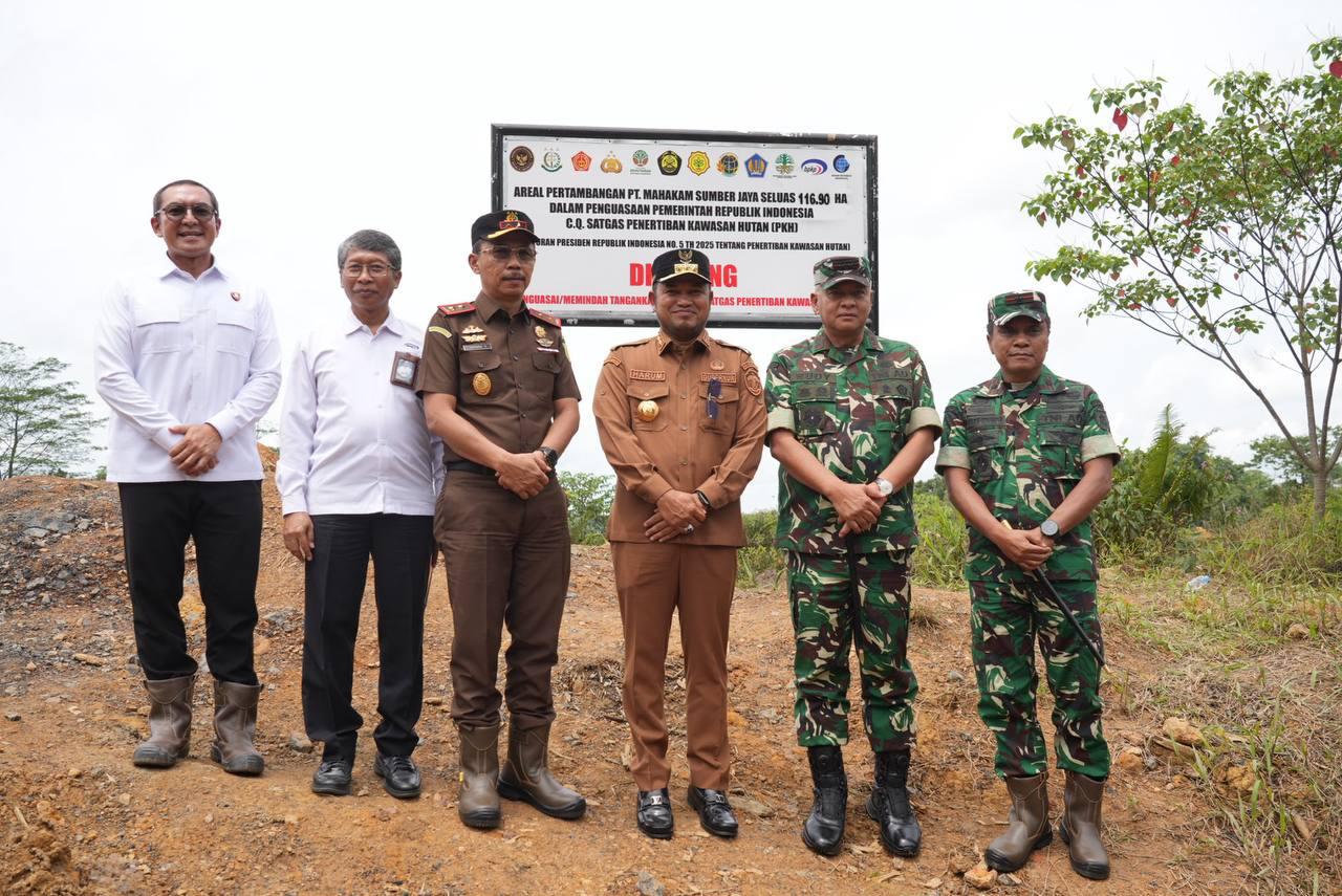 Virtual Meeting Peninjauan Satgas PKH di Kutai Kartanegara, Pangdam VI/Mulawarman Ikuti di Lokasi
