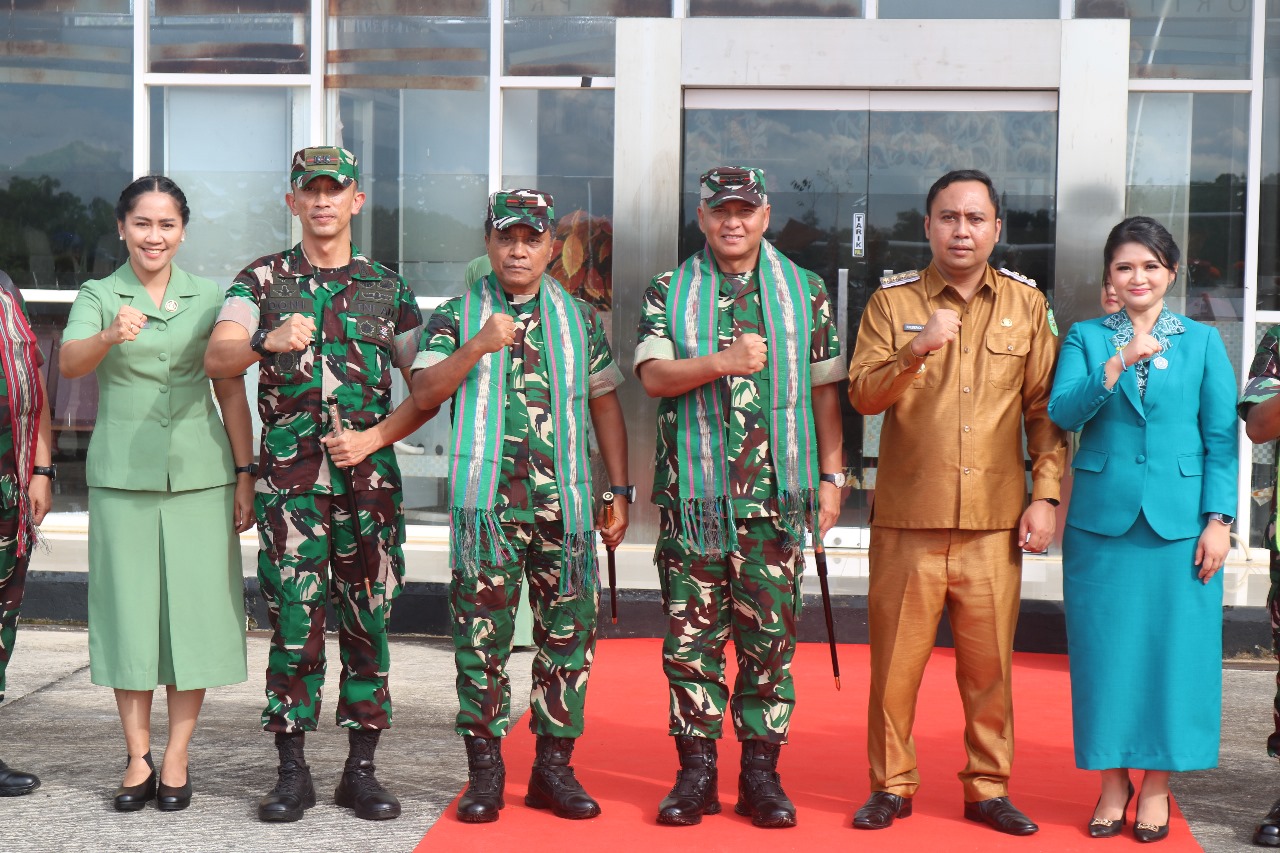 Kunjungan Kerja Pangdam VI/Mulawarman di Kutai Barat, Tegaskan Komitmen TNI Dukung Pembangunan Daerah