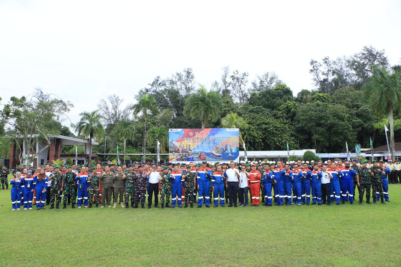 Apel Kesiapsiagaan Satgas Pengamanan Instalansi Strategis, Wujud Sinergi TNI dan Stakeholder Jaga Ketahanan Energi Nasional