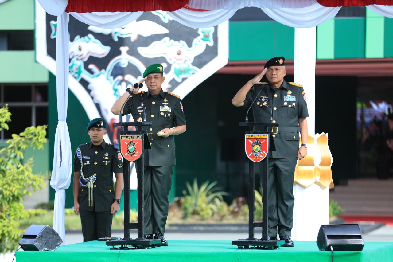 Estafet Kepemimpinan Kodam VI/Mulawarman Resmi Beralih