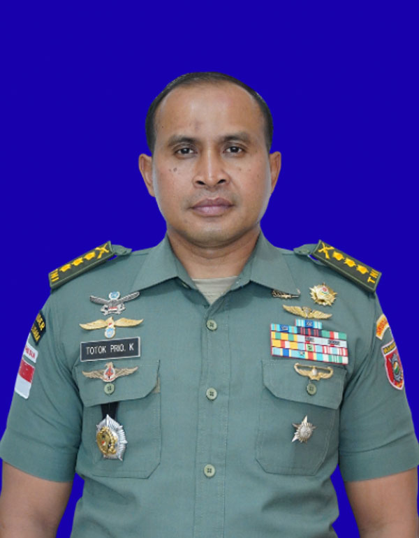 Asops Kasdam VI/Mulawarman (Kolonel Inf Totok Prio Kismanto, S.E., M.I.P.)