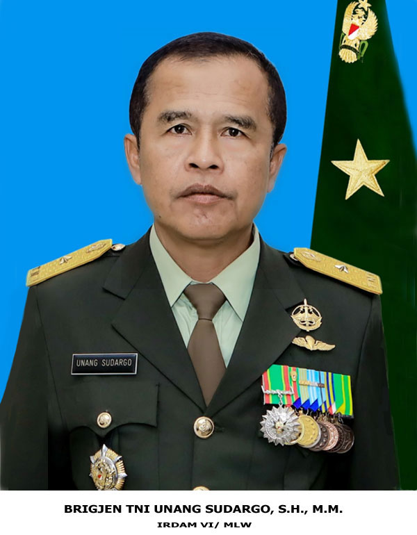 Irdam VI/Mulawarman (Brigjen TNI Unang Sudargo. S.H., M.M.)