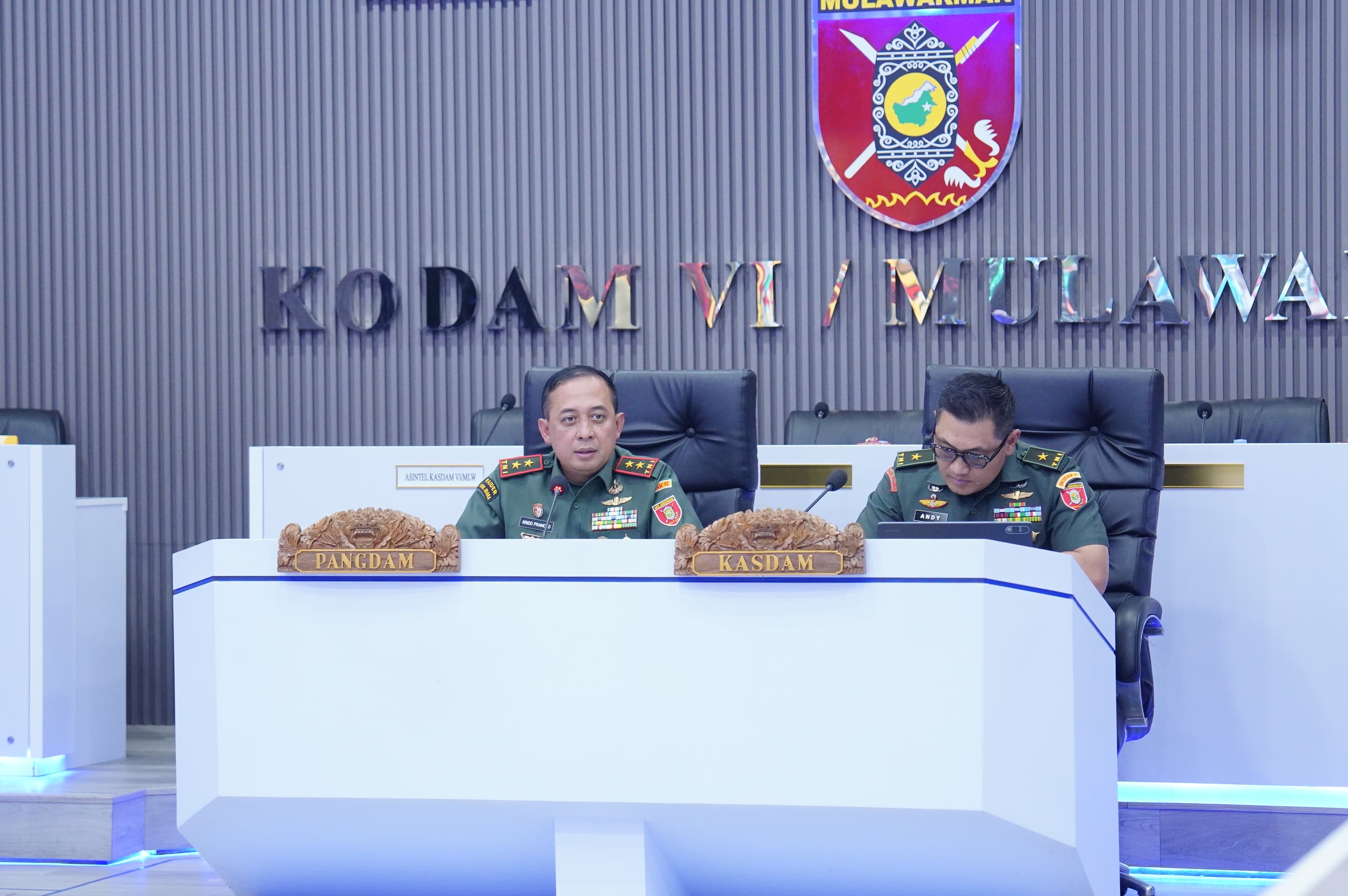 Pangdam VI/Mulawarman Pimpin Paparan KDKMP, Perkuat Sinergitas Jajaran dan Percepatan Pembangunan