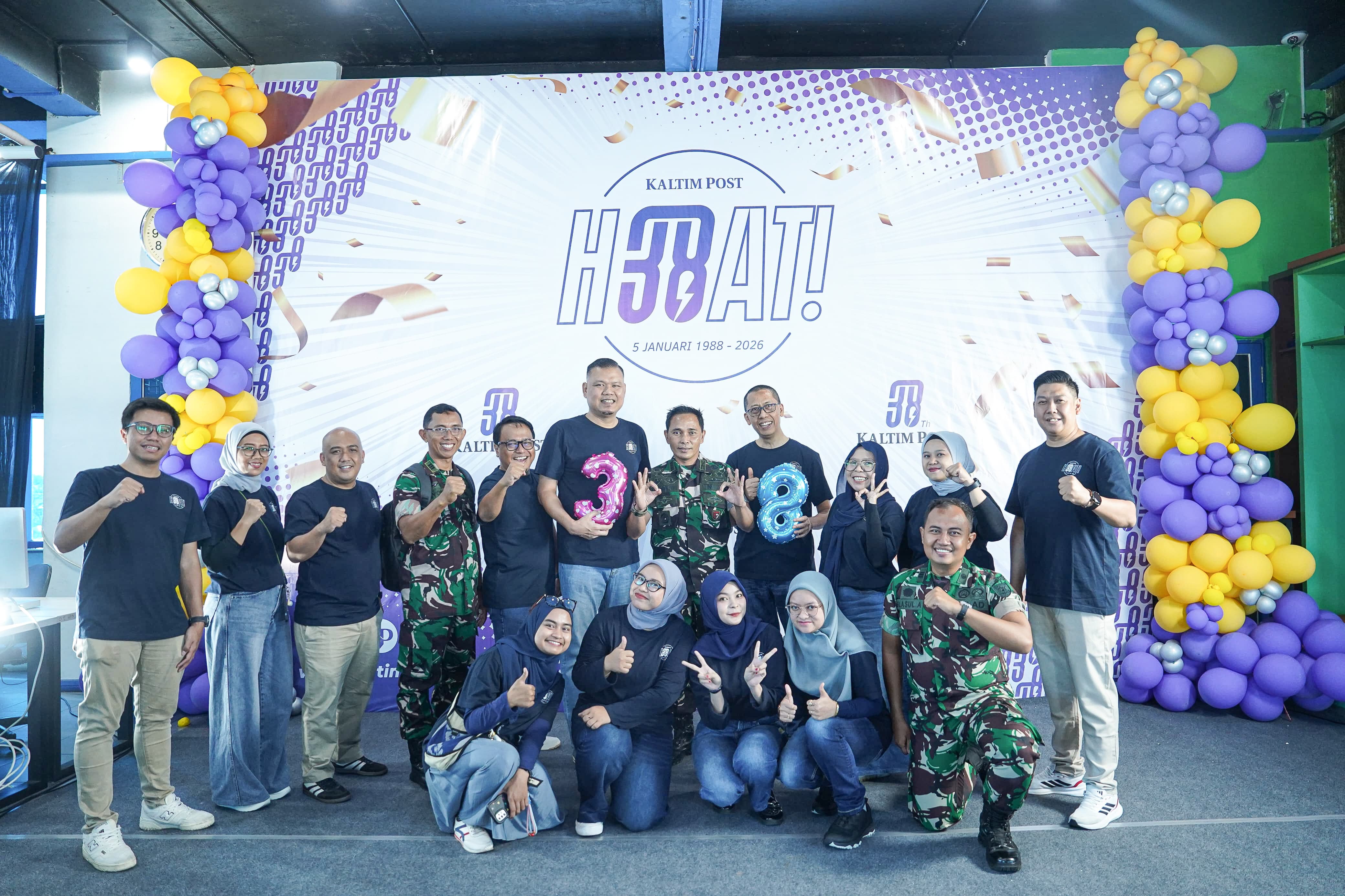 HUT ke-38 Kaltim Post, Kodam VI/Mulawarman Dukung Komitmen Untuk Tumbuh Bersama Masyarakat