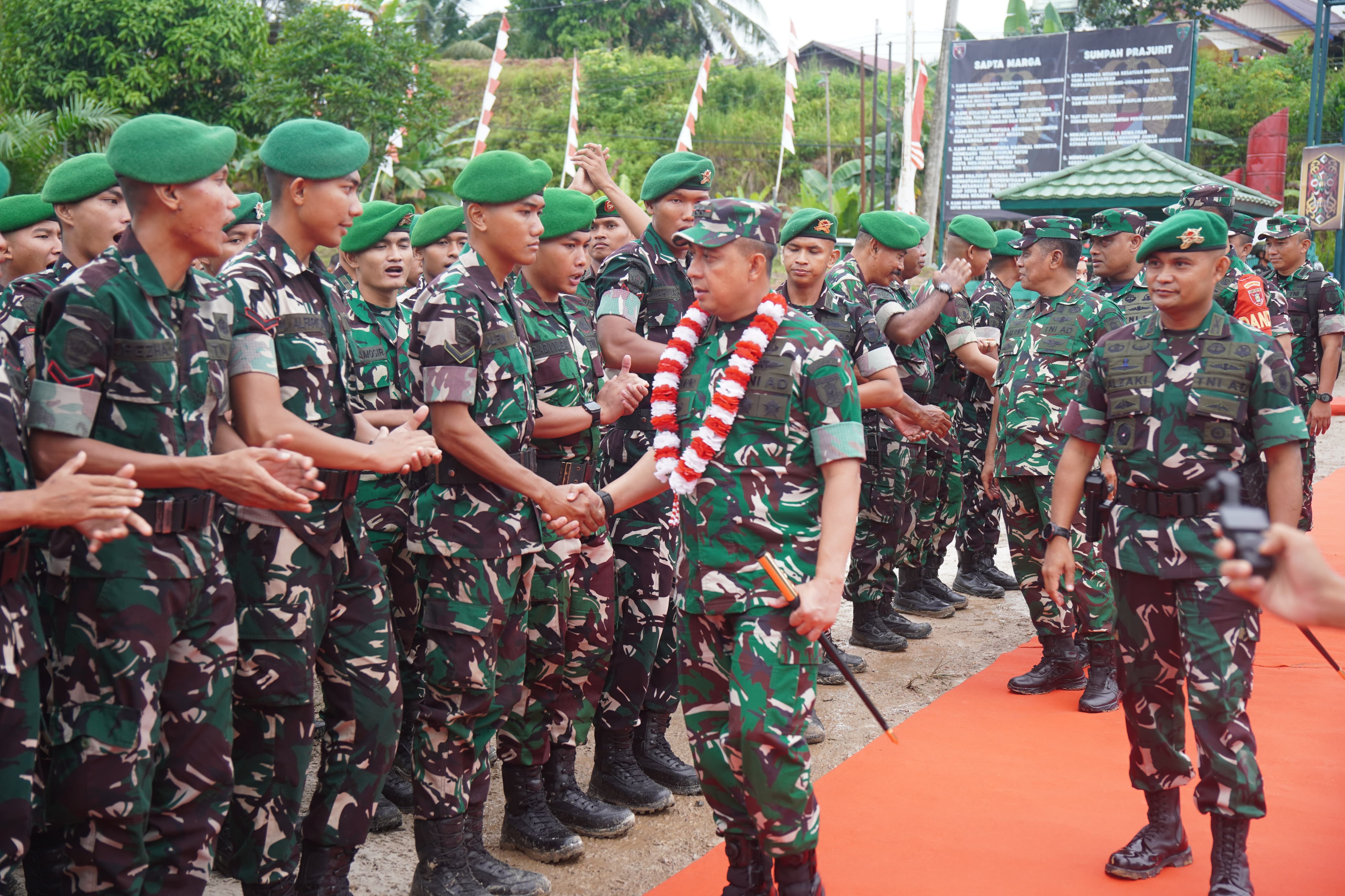 Pangdam VI/Mlw Lakukan Pengecekan Kesiapan Kunjungan Kerja Menhan RI