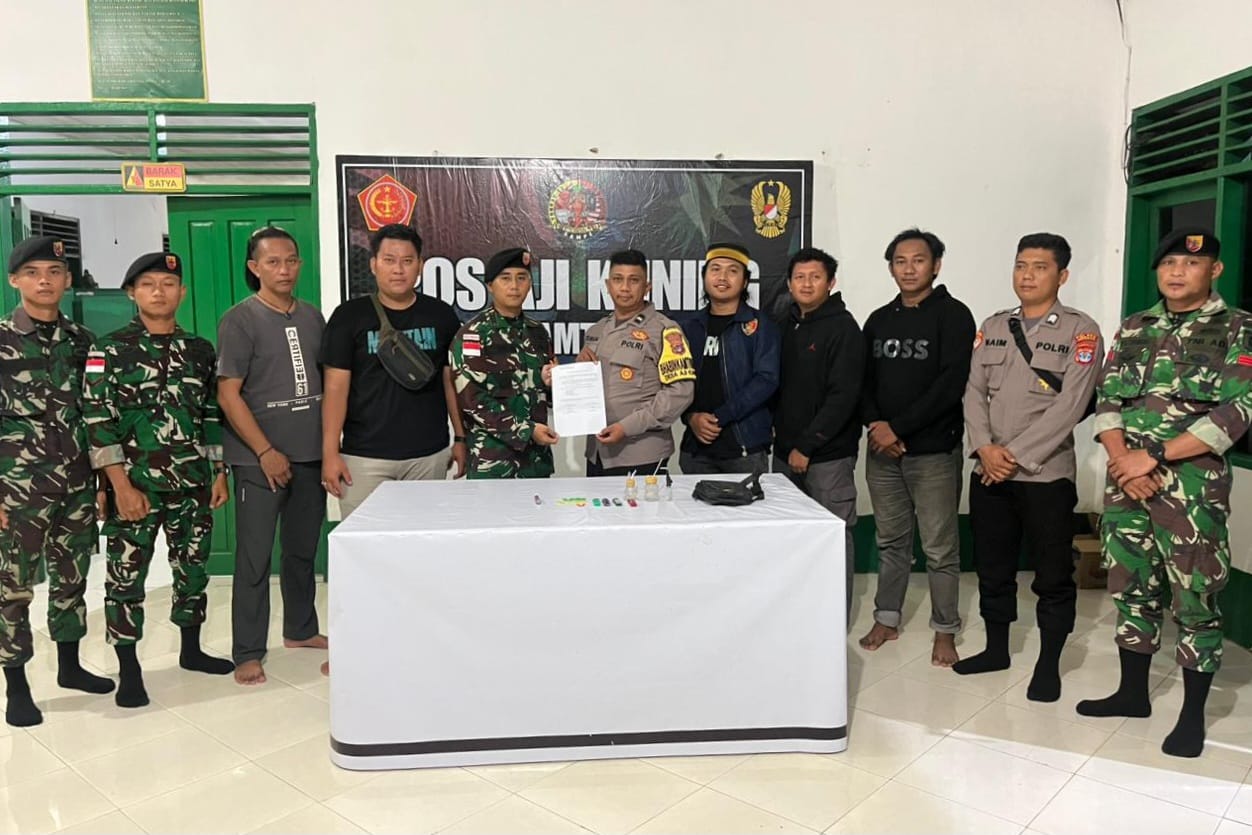 Satgas Pamtas Yonkav 13/SL kembali gagalkan peredaran barang ilegal di Perbatasan RI-Malaysia