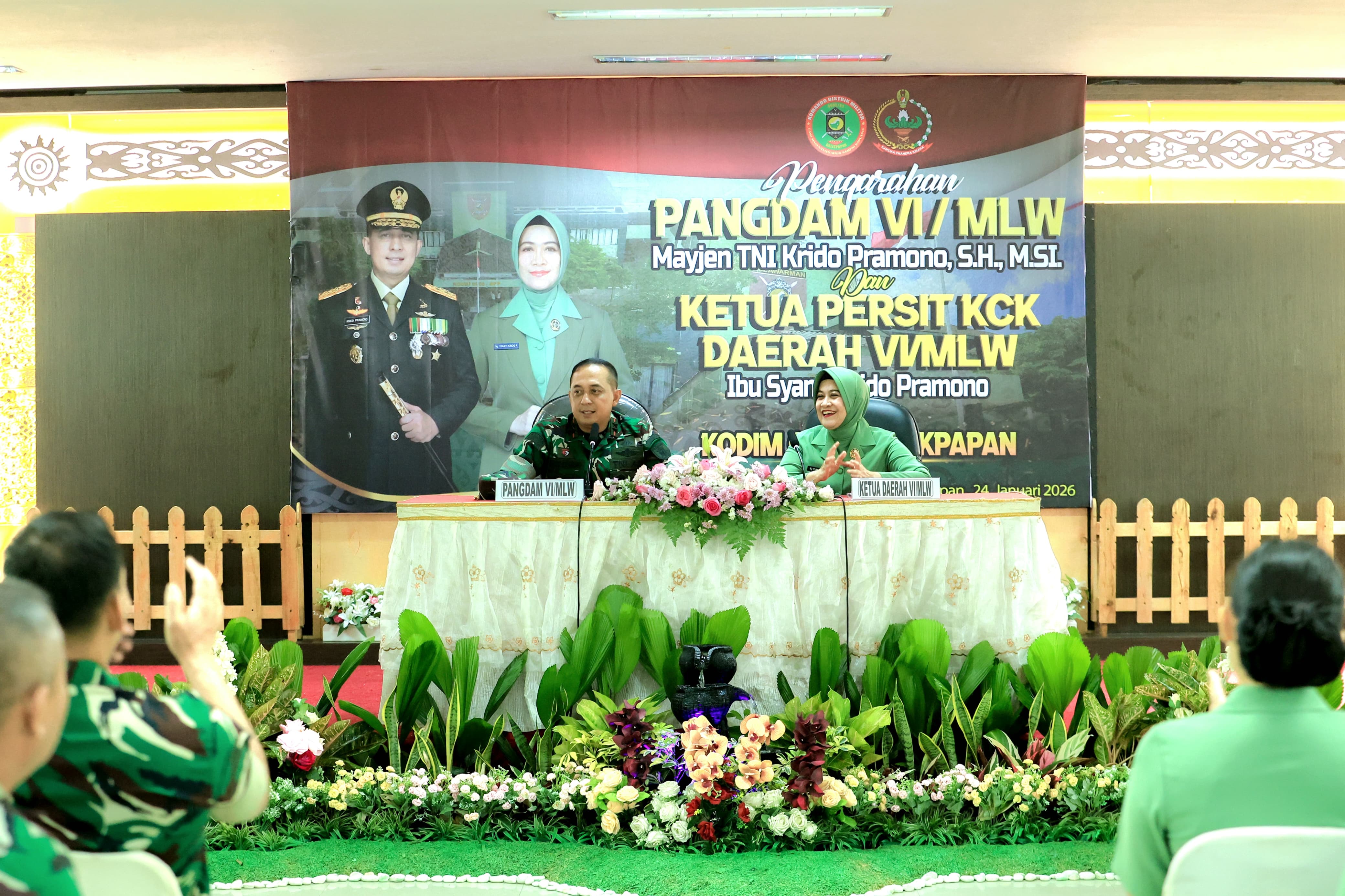 “Jadilah Prajurit Kebanggaan”, Pangdam VI/Mulawarman Kunjungi Kodim 0905/Balikpapan
