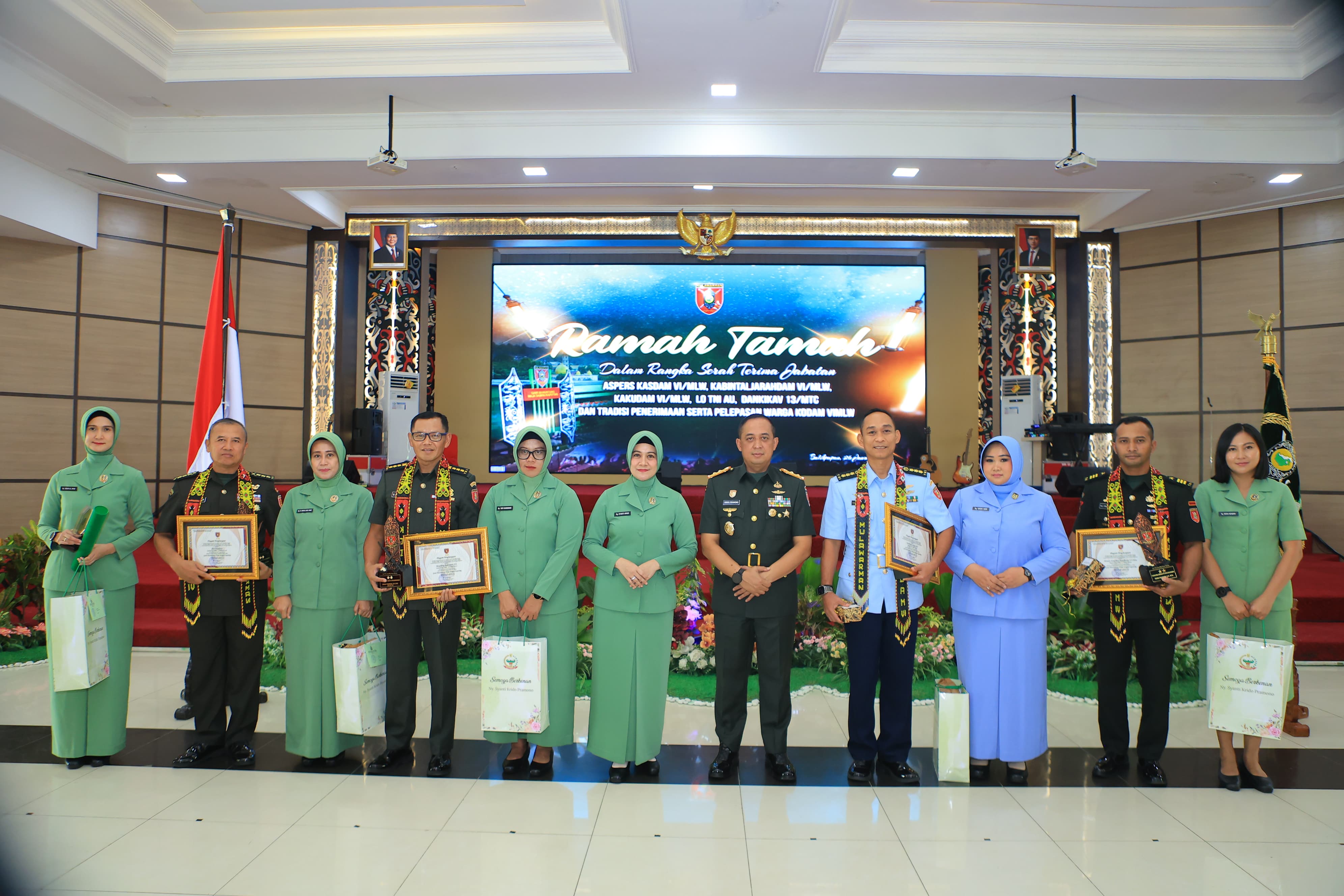 Pesan Pangdam VI/Mlw Pada Acara Sertijab serta tradisi Penerimaan dan Pelepasan Pejabat Kodam VI/Mlw