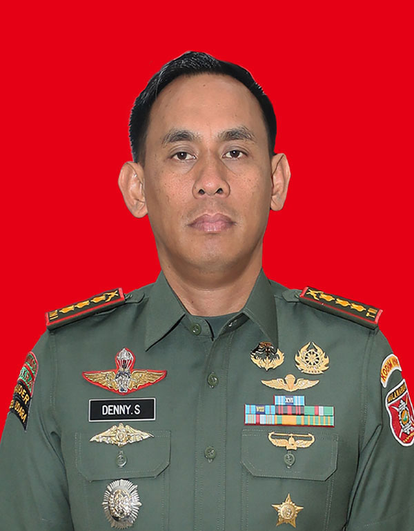 Komandan Kodim 0905/BPP (Kolonel Inf Denny Salurerung, S.Sos.,)