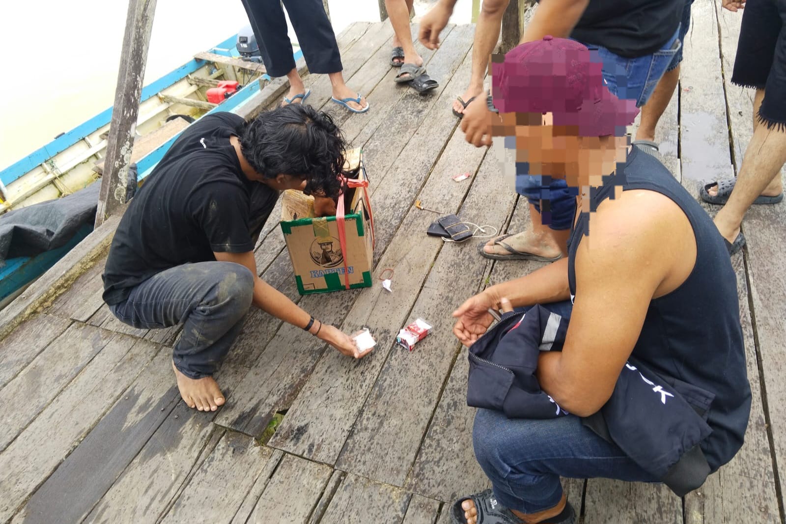 Pengawal Perbatasan Kembali Gagalkan Peredaran Sabu di Malinau, Dua Residivis Diamankan