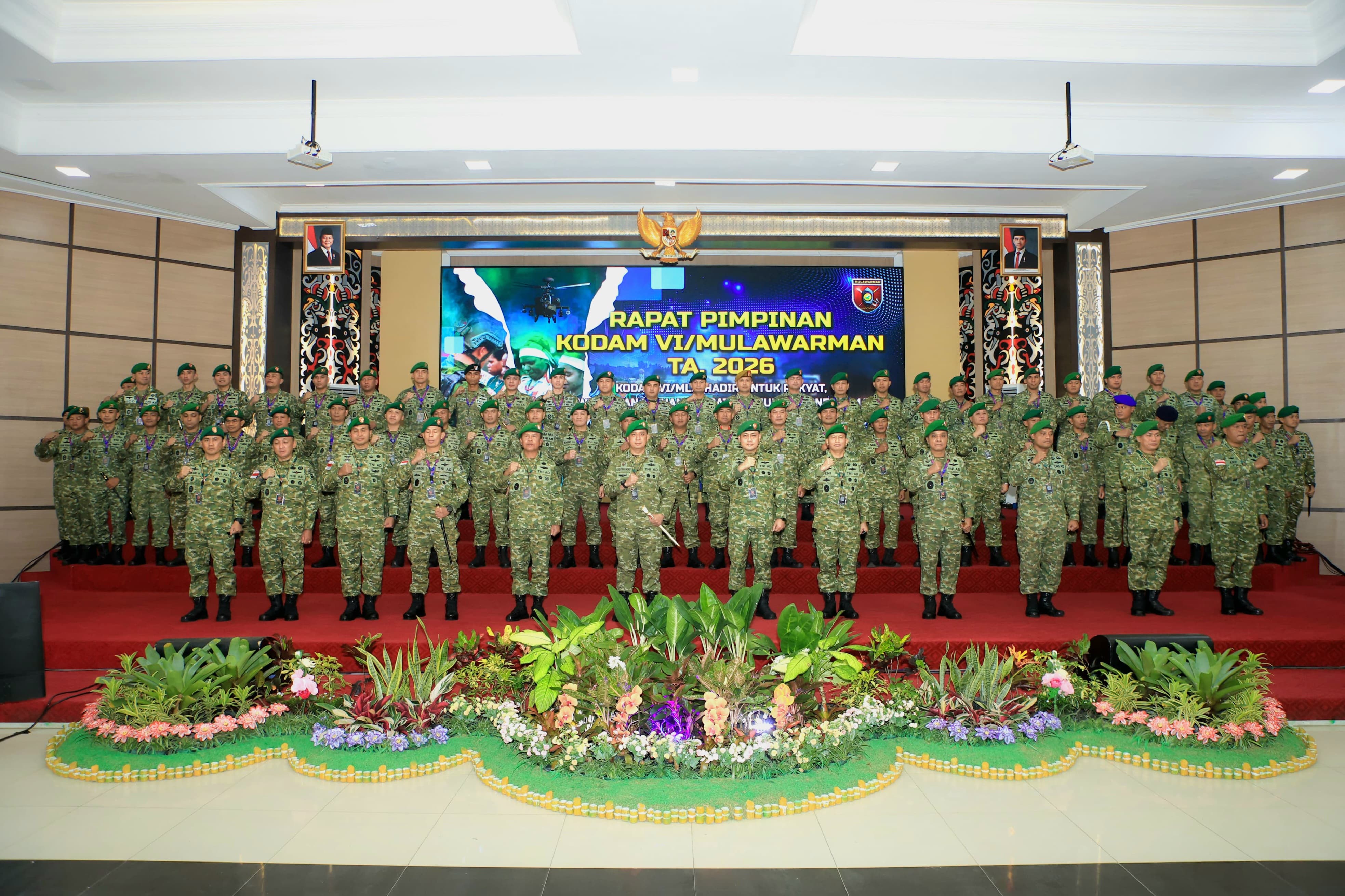 Pangdam VI/Mulawarman Buka Rapim TA 2026  “Fokus pada Sishankamrata dan Pengawalan Pembangunan Nasional”