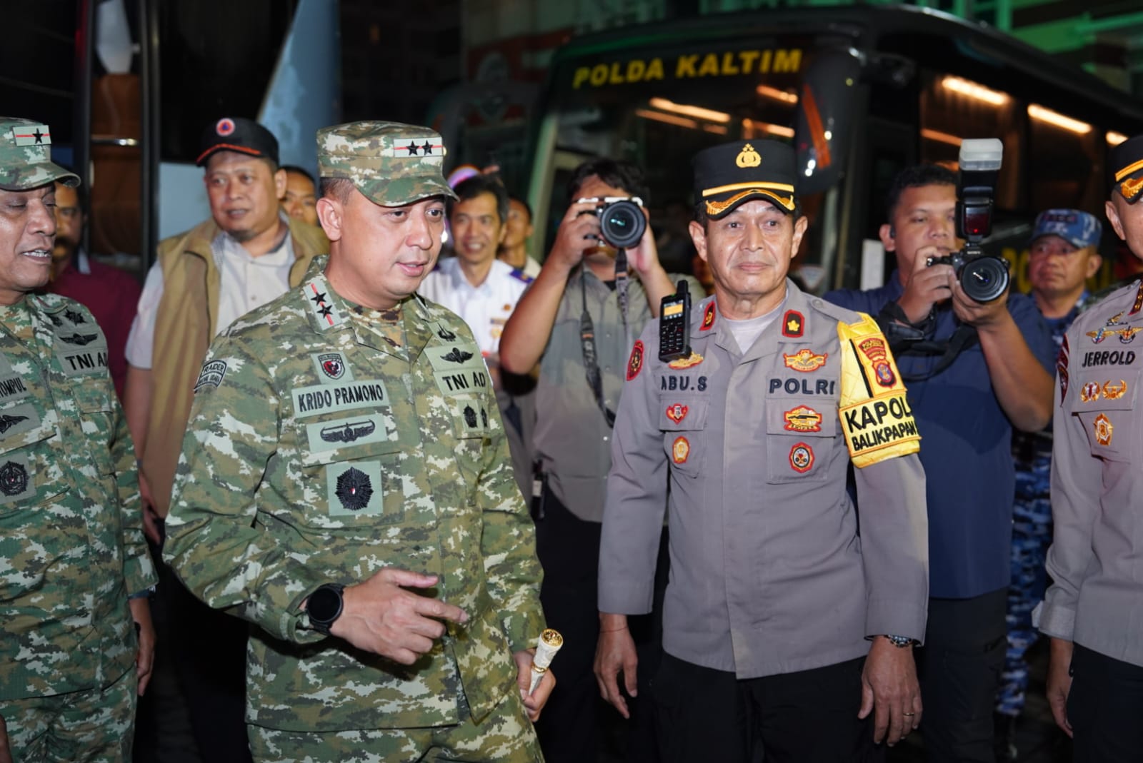 Siaga Dua Sisi: Pangdam VI/Mulawarman Hadiri Koordinasi Pengamanan Malam Takbiran di Kota Beriman