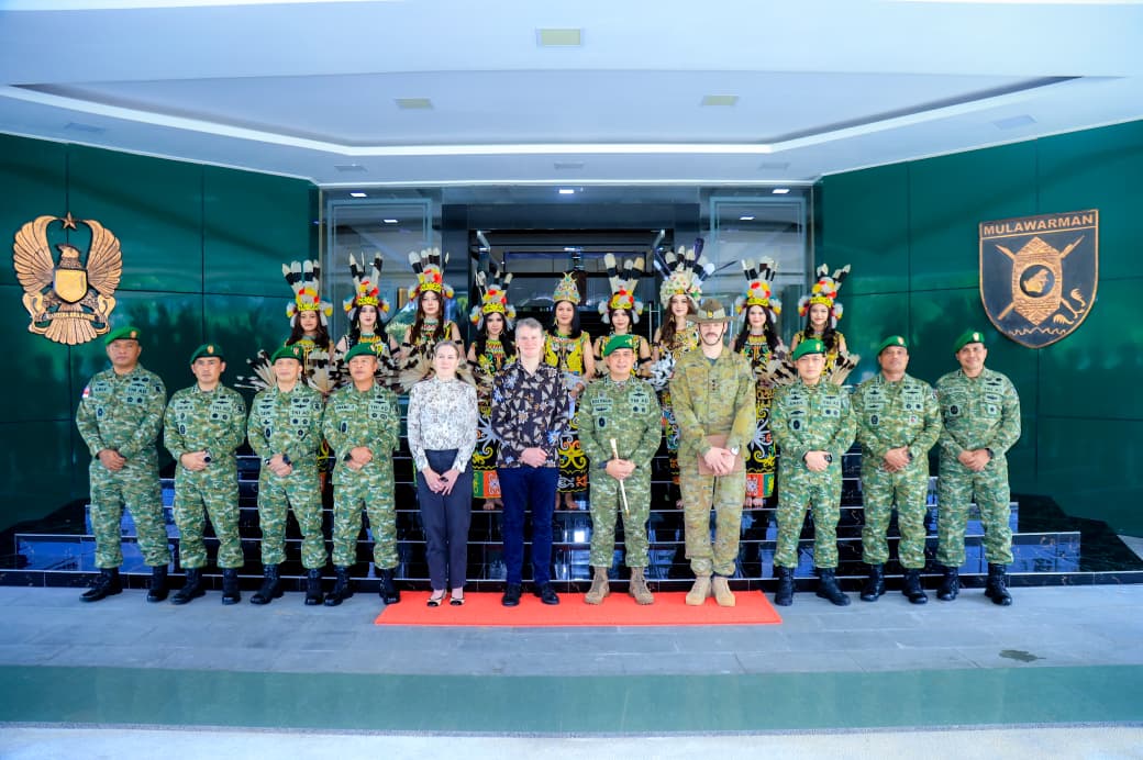 Dubes Australia Kunjungi Kodam VI/Mulawarman, Perkuat Diplomasi Sejarah dan Komitmen Inklusi Sosial